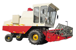 Full-Feeding Wheeled Combination Harvester